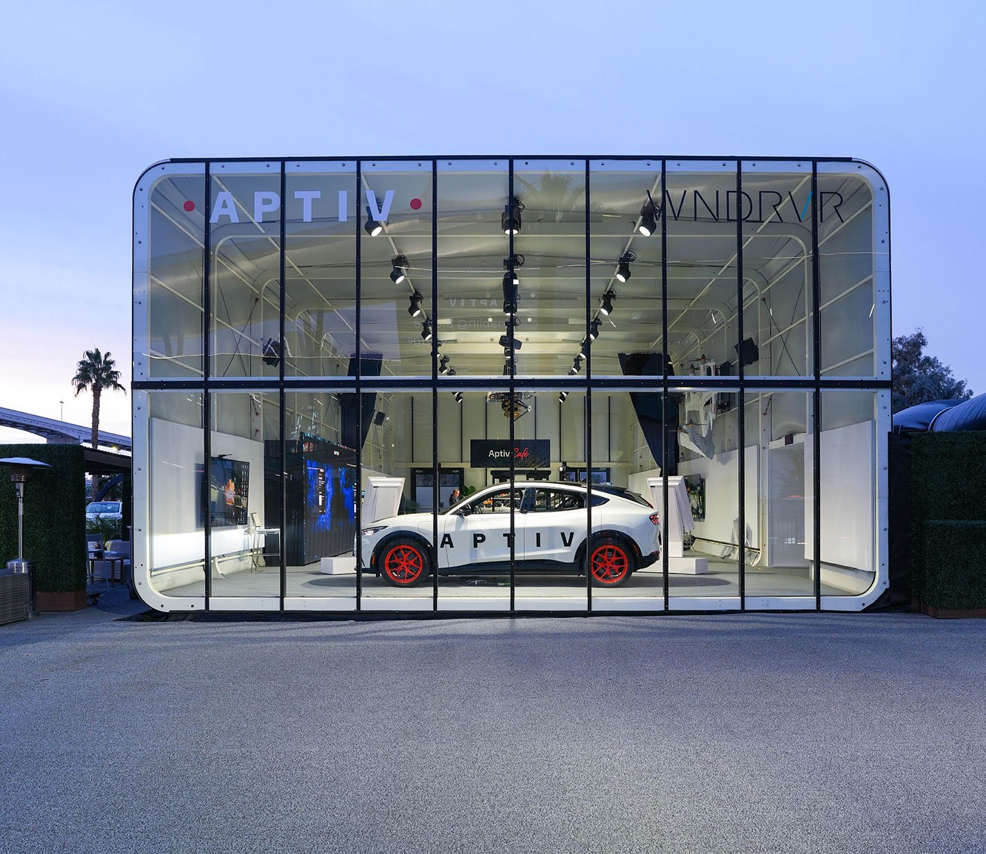 Aptiv’s pavilion at CES 2026. ​
